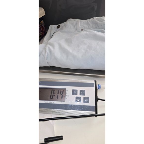 Jones Wear Sport Stretch Straight Leg Corduroy Pants Size 4 Light Blue - Picture 6 of 10